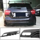 Дифузер заднього бампера V2 (для AMG-Line / A45 AMG HB) для Mercedes A-сlass W176 2012-2018 рр - зображення 1