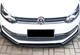 Передний лип DPT V-2 (Черный Глянец) для Volkswagen Polo 2010-2017 гг - изображение 5