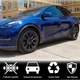 Накладки на пороги V2 (2020-2025, Карбон) для Tesla Model Y 2020- гг - изображение 3