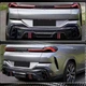 Дифузор заднього бампера (для M-Sport, 2018-2022, Карбон) для BMW X6 G06 рр - зображення 4