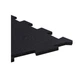 Mata-puzzel Tiguar Slice 98 x 98 x 1.5 cm Czarna TI-PSS02 (5902860494065) - obraz 3