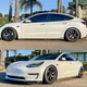 Накладки на Пороги V2 (2017-2023, Карбон) для Tesla Model 3 2017- гг - изображение 2