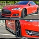 Накладки на пороги V1 (2014-2021, Карбон) для Tesla Model S 2012– гг - изображение 3