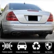 Диффузор заднего бампера для E55 AMG 2003-2006, Карбон для Mercedes E-сlass W211 - изображение 3