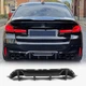 Диффузор заднего бампера V1 (для M5 F90, карбон) для BMW 5 серия G30/G31 2017-2023 гг - изображение 1