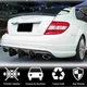 Диффузор заднего бампера V1 для AMG SD 2008-2011, Карбон для Mercedes C-class W204 - изображение 3