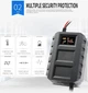 Умное Зарядное устройство для АКБ аккумулятора Liitokala LiFePO4 (LFP) 14.6V 20A Lii-14.6V20A EU (номинал 12,8 В) «КРОКОДИЛИ» Черный - изображение 12