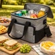 Термосумка Tribe Cooler 10 л Grey сумка-холодильник для їжі та напоїв T-IF-0009-grey - зображення 8