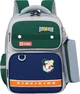 Plecak szkolny Lean Toys Dinozaur z piórnikiem Szary 39 x 27 x 15 cm 16 l (5905991043577) - obraz 1