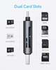 Кардрідер Anker USB-C та USB 3.0 SD, PowerExpand+ 2-в-1 з двома роз'ємами для карт пам'яті - зображення 3