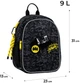 Рюкзак дошкольный Kite Kids DC Batman 31x23x13 см 9 л Черный (DC26-2735XS) - изображение 3