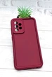Чехол Shock Case для Samsung Galaxy A52 / A525 бампер силиконовый бордовый - изображение 1