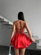 Комбинезон женский шелковый красный 42-44 с1496.126 - изображение 2