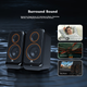 Беспроводная Bluetooth-колонка JBL PS3500, компьютерная мультимедийная акустическая система/звуковая система, настольная колонка 2.0, домашний сабвуфер, колонка для настольного компьютера и мобильного телефона, черная. - изображение 4