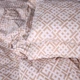 Простынь MirSon Полуторная 150х220 см 17-0948 Abstract Beige Бязь (2200013164647) - изображение 6