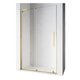 Двері в нішу Walk-In розсувні Koer SR SD07-120x200-L-TR-12 прозоре скло Easy Clean 8мм Матове золото (KR5687) - зображення 1