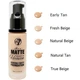Тональный крем W7 MATTE MADE IN HEAVEN FOUNDATION NATURAL BEIGE 30мл - изображение 4