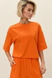 Костюм бавовняний (футболка та шорти на резинці) Розмір XL-XXL (50-52) Помаранчевий - изображение 5