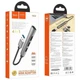 Переходник HOCO HB26 4in1 (USB to USB3.0+USB2.0*3) (Metal gray) (166524) - изображение 4