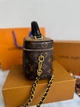 Сумка женская Louis Vuitton Vanity Monogram коричневая (028) - изображение 9
