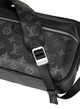 Сумка чоловіча месенджер Louis Vuitton Outdoor чорна з білим (032) - зображення 5