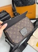 Сумка мессенджер Louis Vuitton S Lock коричневая(030) - изображение 8