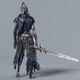 Коллекционная фигурка Knight Artorias легендарный Рыцарь Арториас из Дарк Соулс Dark Souls 18 см - изображение 4