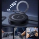 Бездротовий зарядний пристрій Baseus Simple Mini4 Magnetic з функцією MagSafe та Qi2 15W (CCED000001) Black - зображення 15