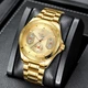 Наручний годинник Winner 8267 Gold ефектний - зображення 3