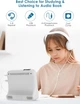 CD-плеєр з Bluetooth 5.0 та колонками, FM-радіо, USB/карта, AUX 3.5 мм, будильник, вихід на навушники, пульт, дисплей - зображення 3