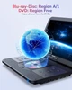Портативний Blu-ray DVD плеєр 17.6″ з екраном 15.4″, HDMI In/Out, акумулятор 4000mAh, Full HD - изображение 4