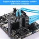 YBBOTT 8-Port SATA 3.0 контролер PCIe 6Gbps з кабелями та низьким профілем для Windows/Ubuntu - изображение 7