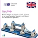 Universal Castle 3D Пазл Архітектурна Модель DIY для Дітей та Дорослих, 67 деталей (Tower Bridge) - зображення 6