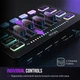 Аудіомікшер для стримінгу FIFINE AmpliGame SC3 з XLR, RGB, 48V Phantom Power - изображение 8