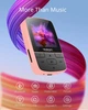 YOTON MP3-плеєр 64GB з Bluetooth 5.2, Hi-Fi, FM, кліпсою, навушниками, рожевий, міні формат - изображение 7