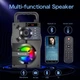 Bluetooth колонка S39 з сабвуфером, 11Вт, RGB підсвітка, FM, пульт, Black - изображение 3