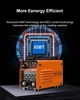 Зварювальний апарат 100A з великим LED-дисплеєм — 2 в 1 ARC/Lift TIG, 110V/220V - зображення 3