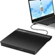 Зовнішній CD/DVD Привід USB 3.0, Портативний RW/ROM для PC, Macbook, iMac - изображение 1