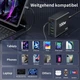 Зарядний пристрій USB-C 100W, 6-портовий швидкий адаптер для смартфонів і планшетів - изображение 4