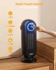 Портативний електричний обігрівач 1500W, 16″, з термостатом, таймером і пультом - изображение 5