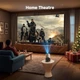 Mini projector 4k 1080p, портативний, bluetooth 5.4, wifi6, для смартфона, ноутбука, ПК, TV - зображення 2