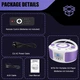 WISCENT дитячий CD-плеєр з Bluetooth, FM, USB, AUX, навушники, портативний - зображення 7