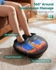 Масажер для ніг Snailax Shiatsu з підігрівом, компресією та пультом, до 13 розміру - изображение 8