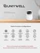 Security Camera UNIYWELL бездротова внутрішня WiFi камера 5G/2.4G з поворотом Pan/Tilt, нічним баченням і двостороннім аудіо - изображение 7