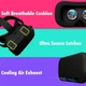Очки виртуальной реальности Orzly VR Headset для Nintendo Switch и Switch OLED (Регулируемые линзы, Регулируемое оголовье, Коли - изображение 5
