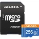 Карта пам'яті ADATA MicroSDXC Premier 256Gb Class 10 UHS-1 A2 + SD адаптер (AUSDX256GUICL10A1-RA1) [162344] - зображення 1