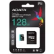 Карта памяти ADATA MicroSDXC Premier Pro 128Gb UHS-1 A2 V30S + SD адаптер (AUSDX128GUI3V30SA2-RA1) [162343] - изображение 3