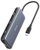 Перехідник Anker PowerExpand 8-in-1 PD in 100W HDMI 2xUSB-A USB-C 10Gbps LAN SD USВ-концентратор USB Type-C - USB Type-C / HDMI / USB Type-A / SD / RJ-45 - зображення 1