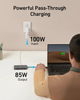 USB-хаб Anker PowerExpand 8-in-1 - PD in 100W/HDMI/2xUSB-A/USB-C 10Gbps/LAN/SD Black (A83830A2) - зображення 4