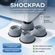 Амортизационные подставки под бытовую технику/мебель ShockPad, 4 штуки, серые - изображение 1